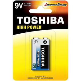 Toshiba Pila Alcalina 9V 6LR61GCP BP-1